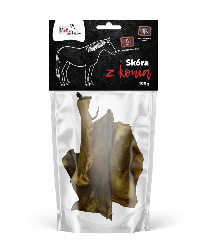 syta micha skóra z konia dla psa 100g