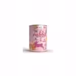 syta micha chef.  mokra karma dla psa królik z warzywami junior 400g