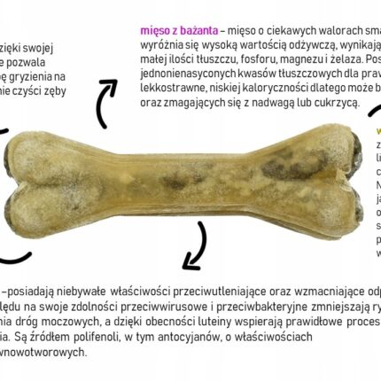 kość do żucia na wyciszenie syta micha 13,5cm