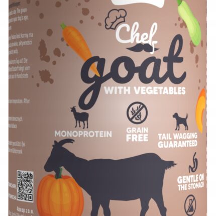 syta micha chef. mokra karma dla psa koza z warzywami 400g