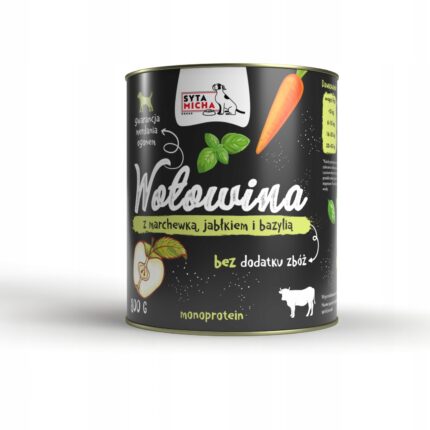 syta micha karma mokra wołowina 0,8 kg