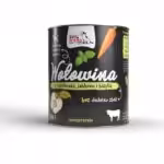 syta micha. karma mokra dla psa wołowina z marchewką, jabłkiem i bazylią 800g