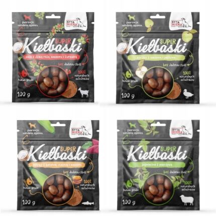 syta micha kiełbaski królik z marchewką 100g