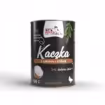 syta micha. karma mokra dla psa kaczka z kokosem i szałwią 400g