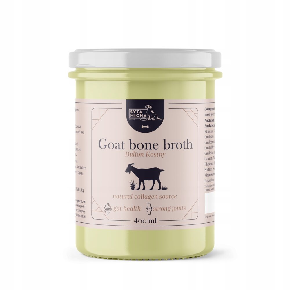 syta micha bulion z kości kozy dla psa 400ml