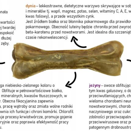 syta micha. kość do żucia dla psa hipoalergiczna z koniną 13,5 cm