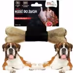 syta micha. kość do żucia dla psa z kaczką i malinami 22 cm maxxi
