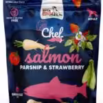 syta micha chef. sucha karma dla psa Łosoś, pasternak i truskawka 1.5kg