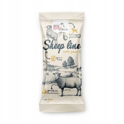 syta micha sheep line kość do żucia owca z gruszką 12cm