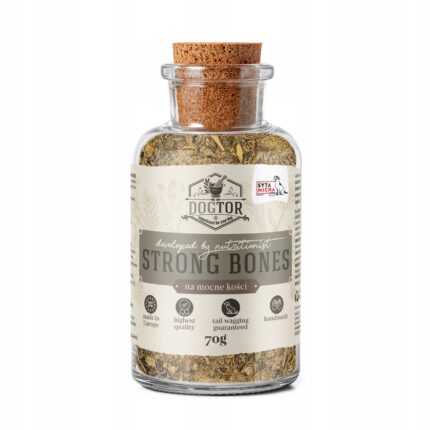 syta micha dogtor suplement ziołowy na mocne kości dla psa 90g