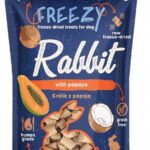 syta micha. liofilizowane przysmaki dla psa królik z papają freezy 40g