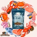 syta micha fish  seafood przysmaki z dorszem dla psa 80g