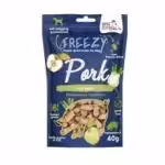 syta micha. liofilizowane przysmaki dla psa wieprzowina z jabłkiem freezy 40g
