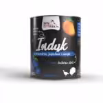 syta micha. karma mokra dla psa indyk z jagodami i mango 800g