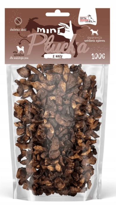 przysmak mini płucka kozie 100g syta micha