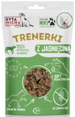 syta micha trenerki z jagnięciną dla psa 80g