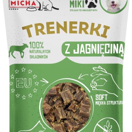 syta micha trenerki z jagnięciną dla psa 80g