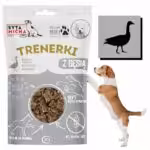 syta micha trenerki z gęsią dla psa 80g