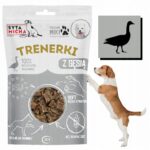 syta micha trenerki z gęsią dla psa 80g