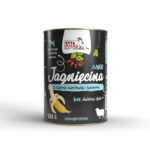 syta micha. karma mokra dla szczeniąt jagnięcina z czarną marchwią i bananem 400g