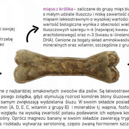 syta micha. kość do żucia dla wybrednych psów 13,5 cm
