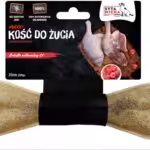 syta micha. kość do żucia dla psa z kaczką i malinami 22 cm maxxi