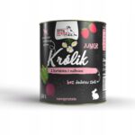 syta micha. karma mokra dla szczeniąt królik z burakiem i malinami 800g