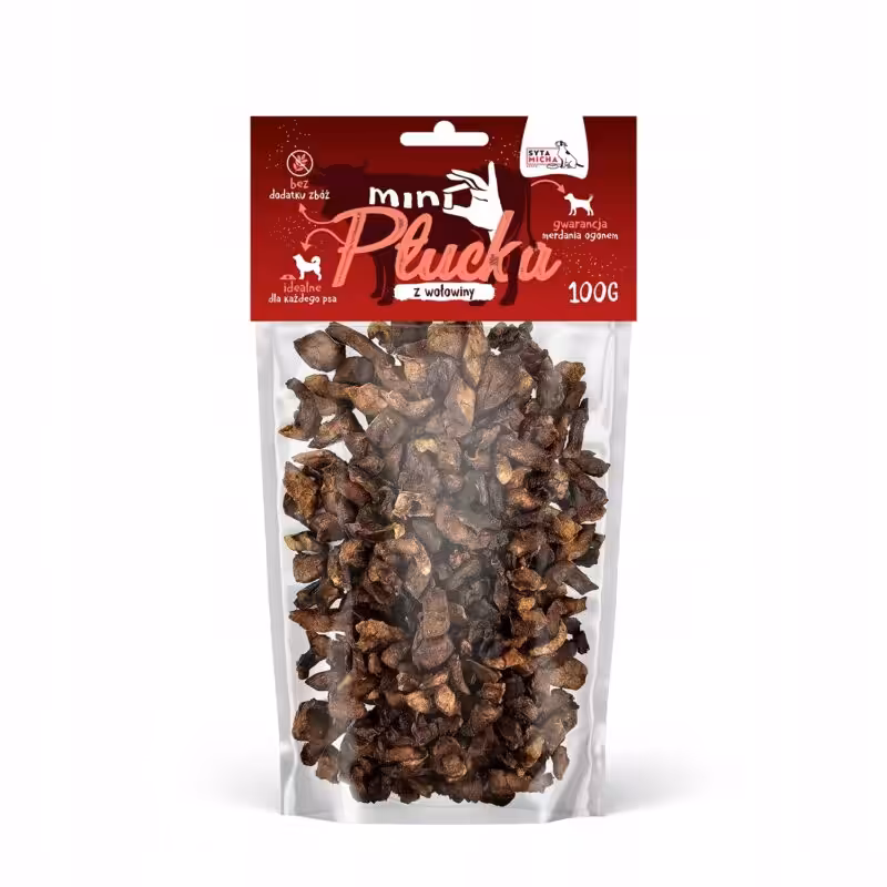 syta micha. mini płucka z wołowiny 100g