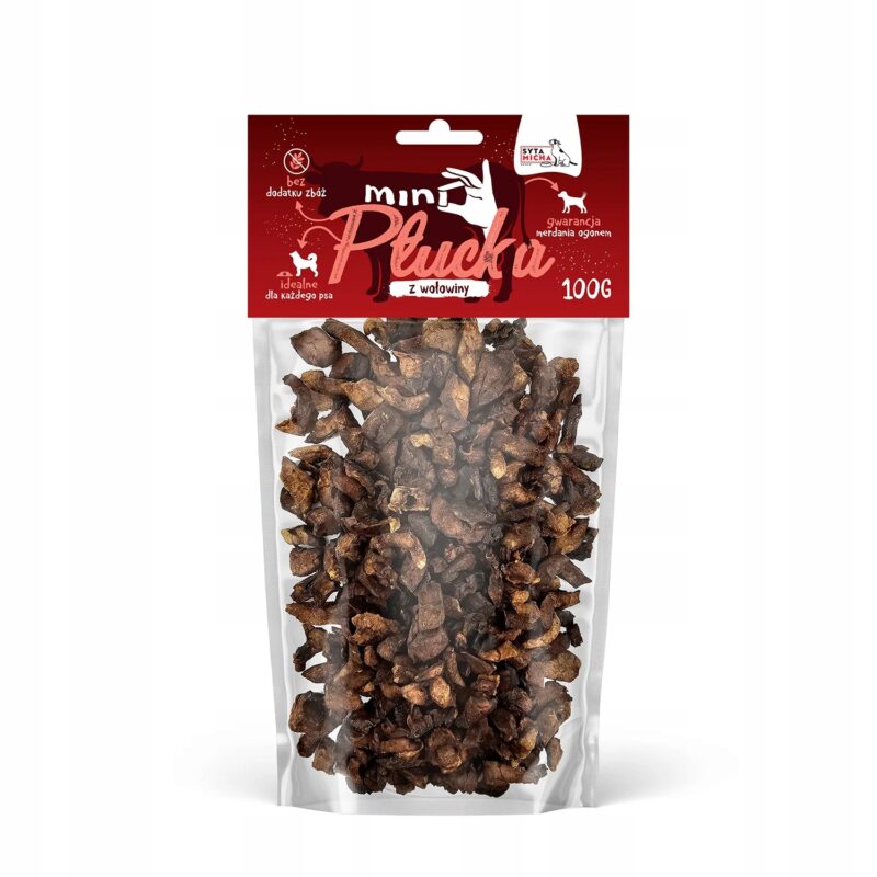 syta micha. mini płucka z wołowiny 100g