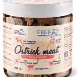 syta micha. 100% liofilizowane mięso strusia dla psa 90g freezy pure