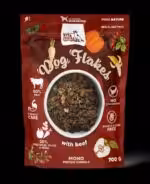 syta micha. dog flakes suszona karma dla psa wołowina 700g