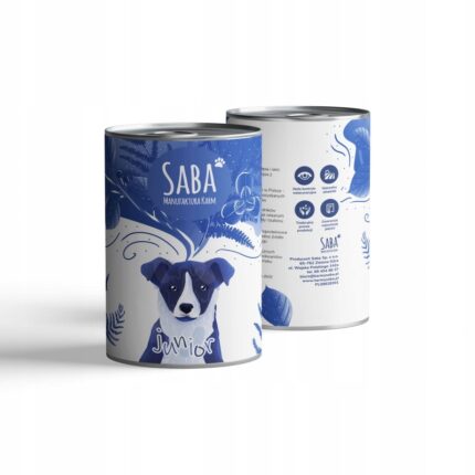 saba. karma mokra junior indyk 850 g