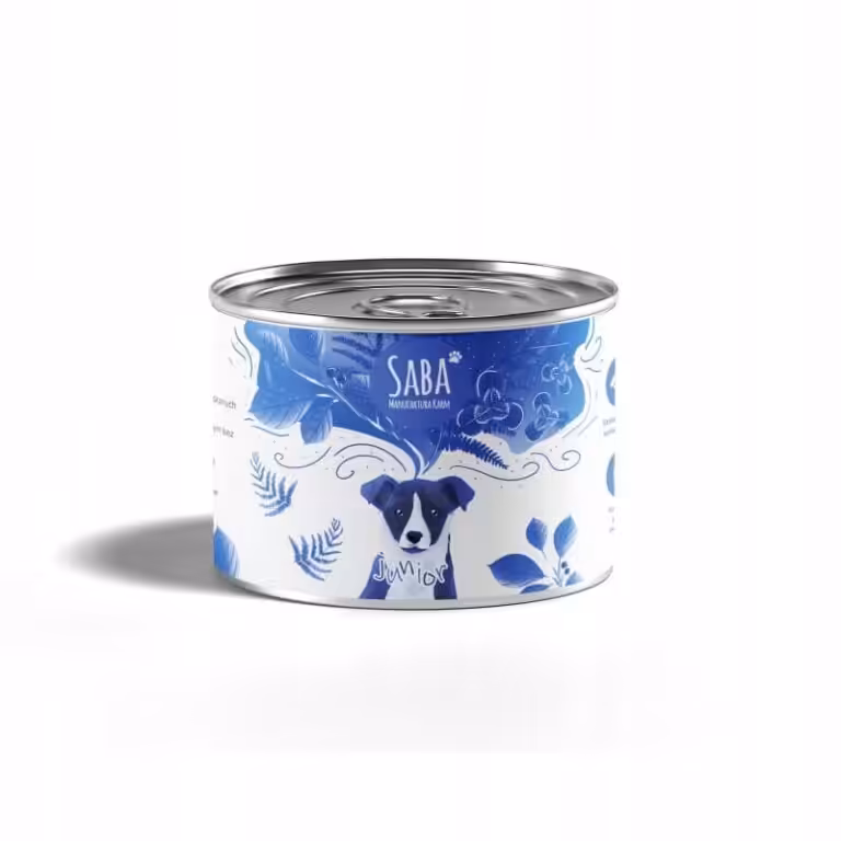saba. karma mokra junior indyk 850 g