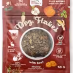 syta micha.  dog flakes suszona karma dla psa wołowina 50g
