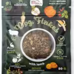 syta micha. dog flakes suszona karma dla psa jagnięcina 50g