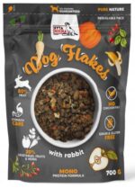 syta micha.  dog flakes suszona karma dla psa królik 700g