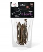 syta micha. suszone filety z kaczki dla psa 80g