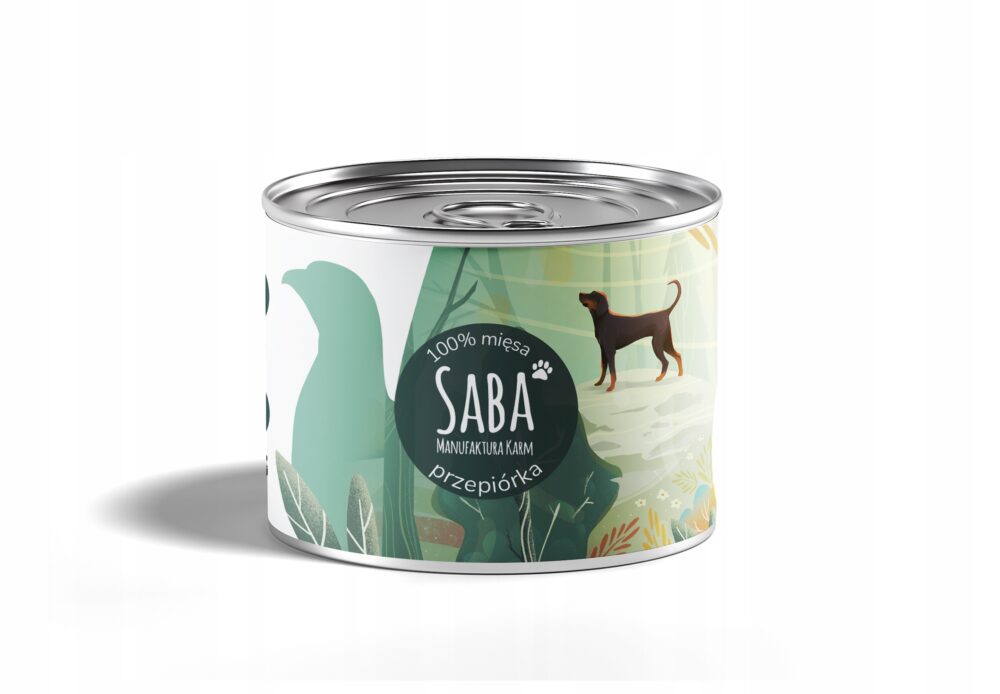 saba. karma mokra przepiórka 100% mięsa 200 g