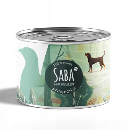 saba. karma mokra przepiórka 100% mięsa 410 g
