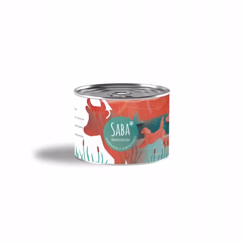 saba. karma mokra wołowina z warzywami 200g