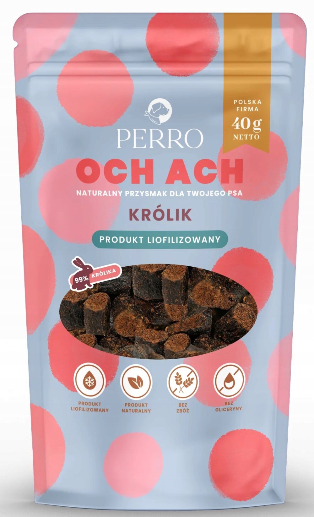 perro. och ach królik przysmaki liofilizowane 40g