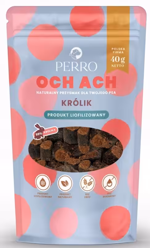 perro. och ach królik przysmaki liofilizowane 40g