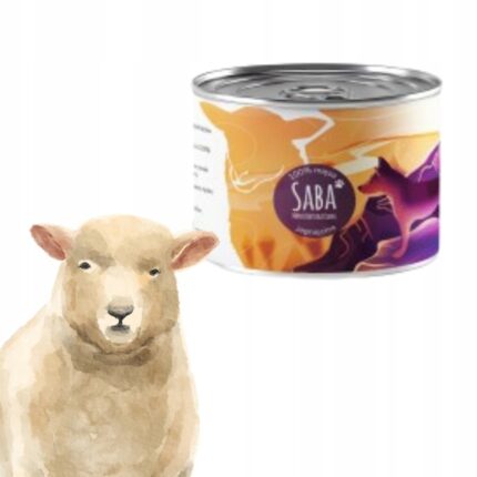 saba. karma mokra jagnięcina 410 g