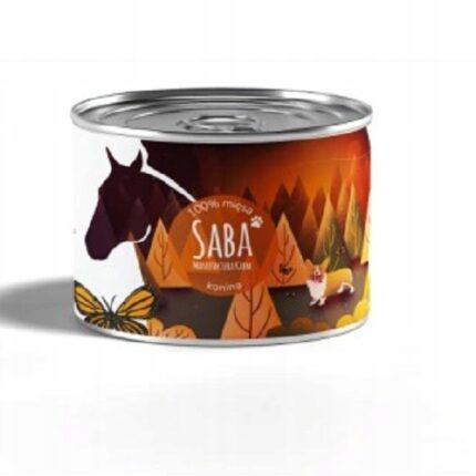 saba. karma mokra konina 100% mięsa 410 g