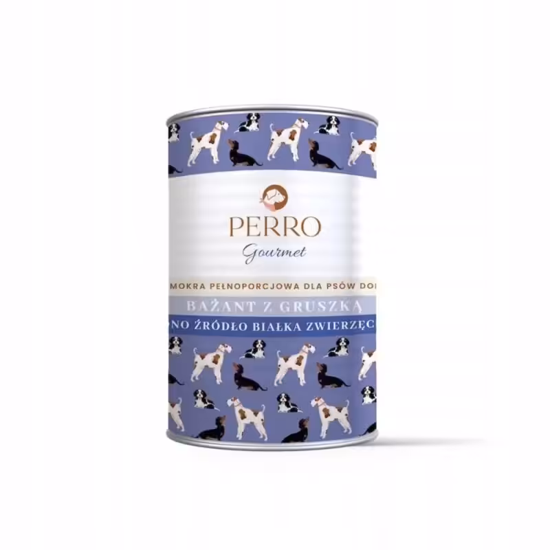 perro. karma mokra gourmet bażant z gruszką dla psów dorosłych 400g