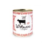saba. karma mokra wołowina 98% mięsa 850 g