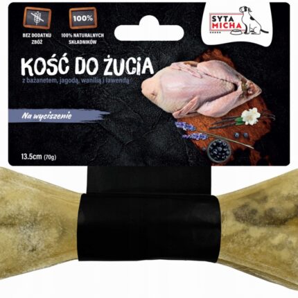 syta micha.kość do żucia dla psa na wyciszenie 13,5 cm