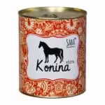 saba. karma mokra monoproteinowa konina 100% mięsa 850 g