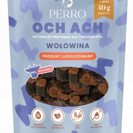 perro. och ach wołowina przysmaki liofilizowane 40g