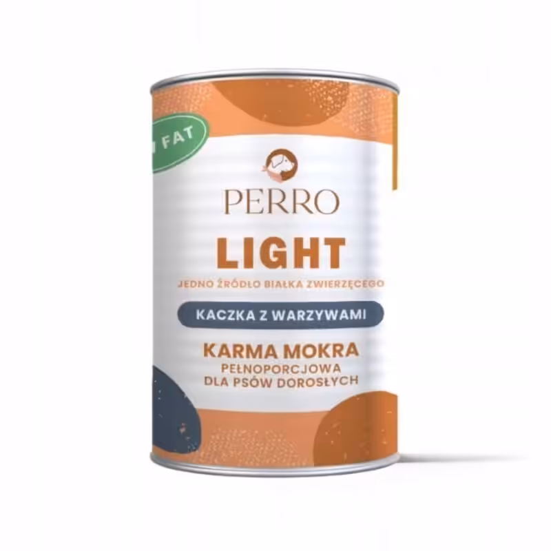 perro. mokra karma dla psa light kaczka z warzywami 400g